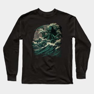 the wave Long Sleeve T-Shirt